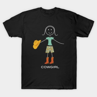 Funny Womens Cowgirl T-Shirt